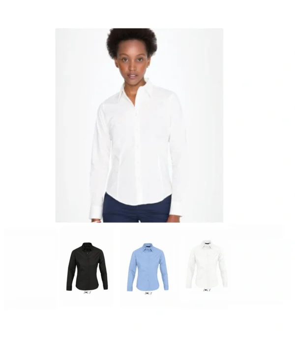 Sol's 17015 Ladies Eden Long Sleeve Fitted Shirt